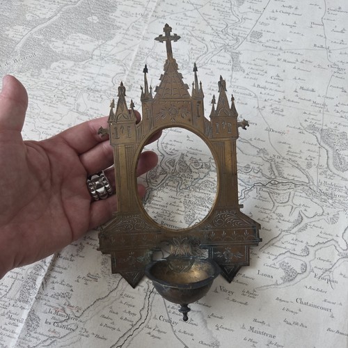 Cadre bénitier ancien - cadre,